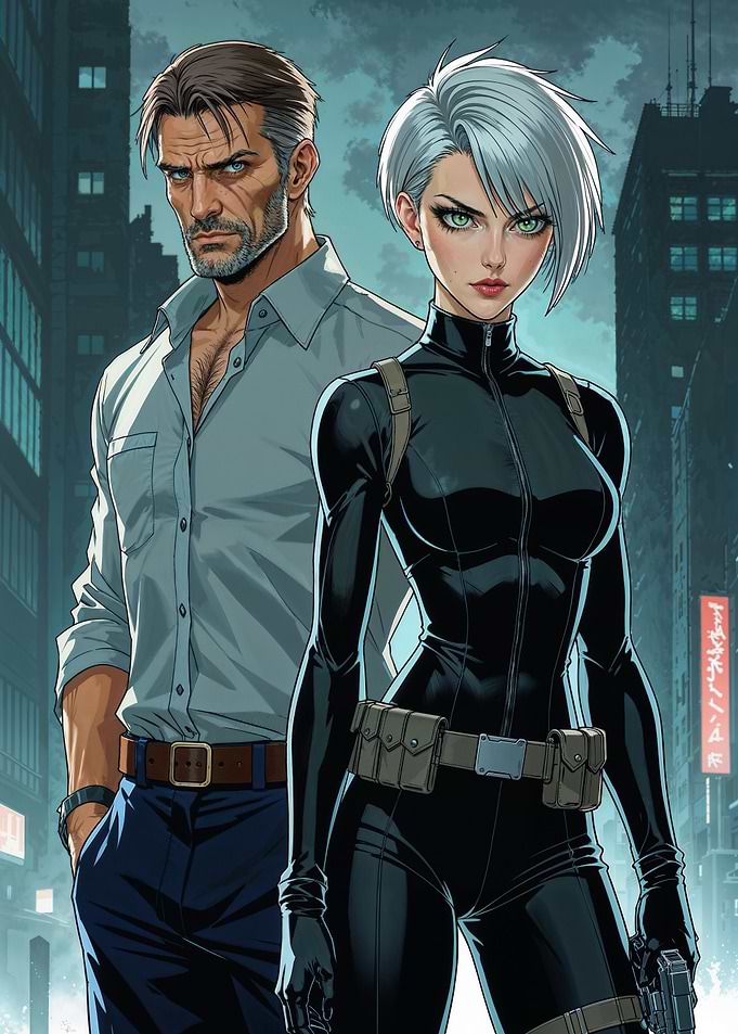 Spy Comic Art