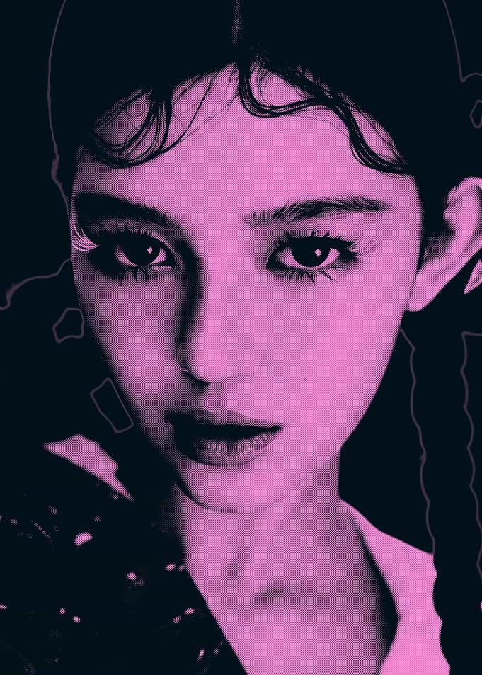 Danielle NJZ Pink Portrait