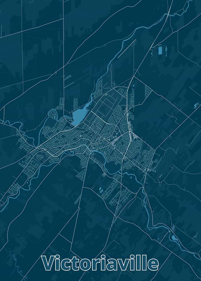 Victoriaville City Map