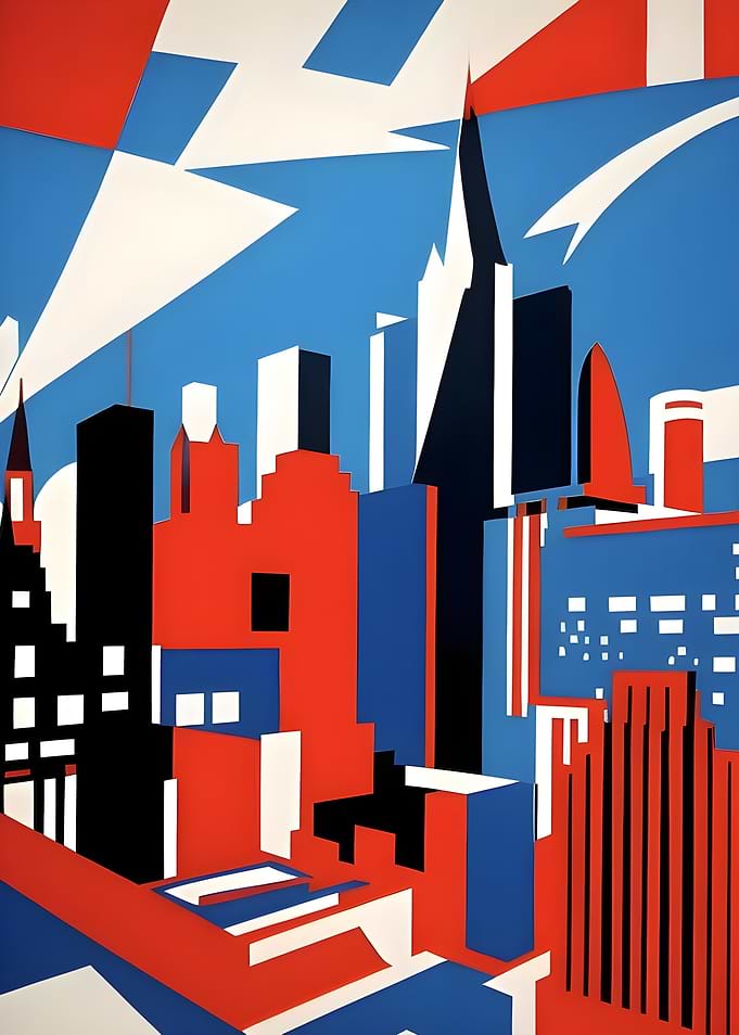 Abstract Cityscape