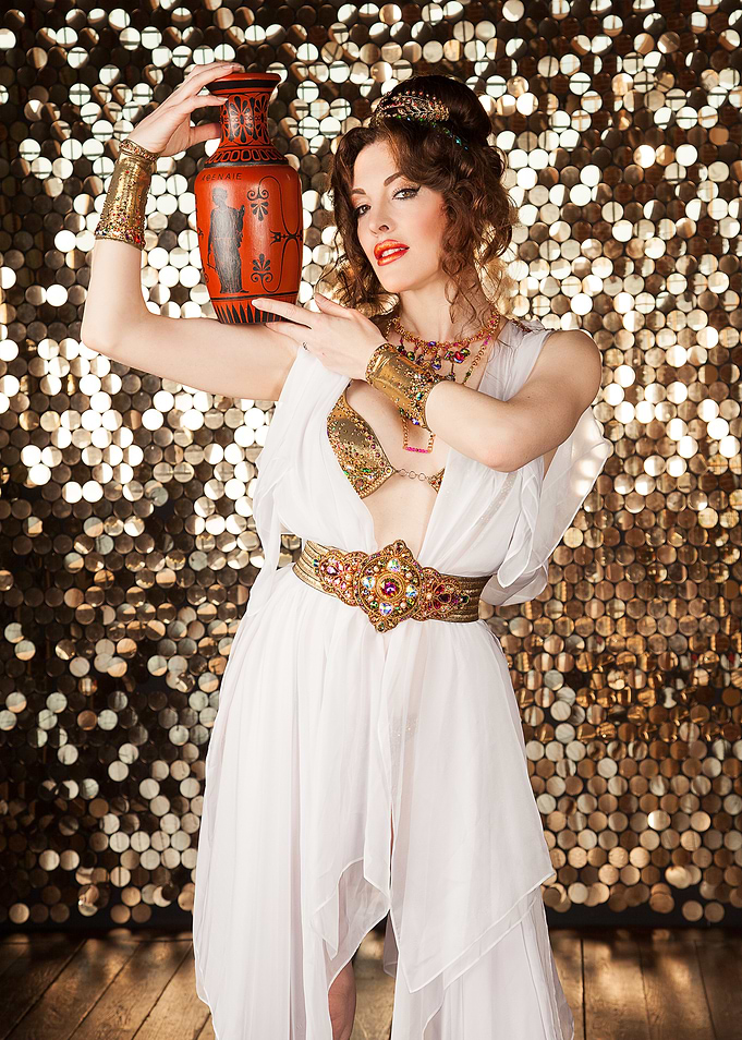 Greek Goddess with Amphoras
