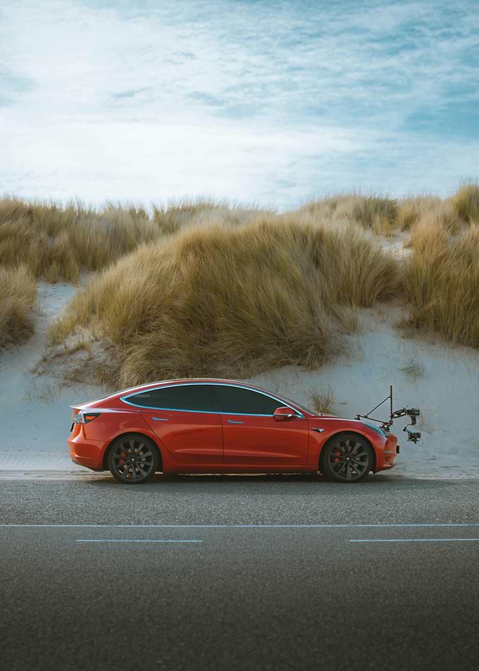 Red Tesla