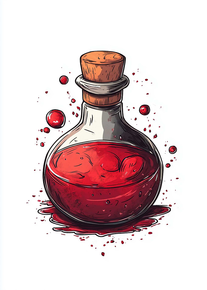 Red Potion Bottle