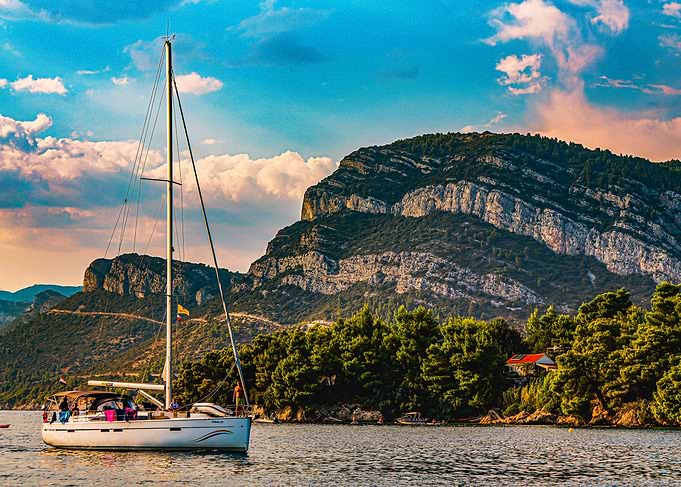 Sailboat at Sunset