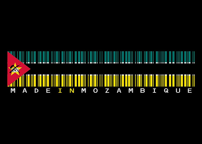 Mozambique Flag Barcode