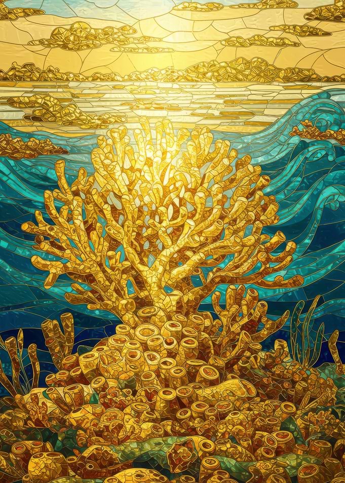 Stained Glass Coral Reef