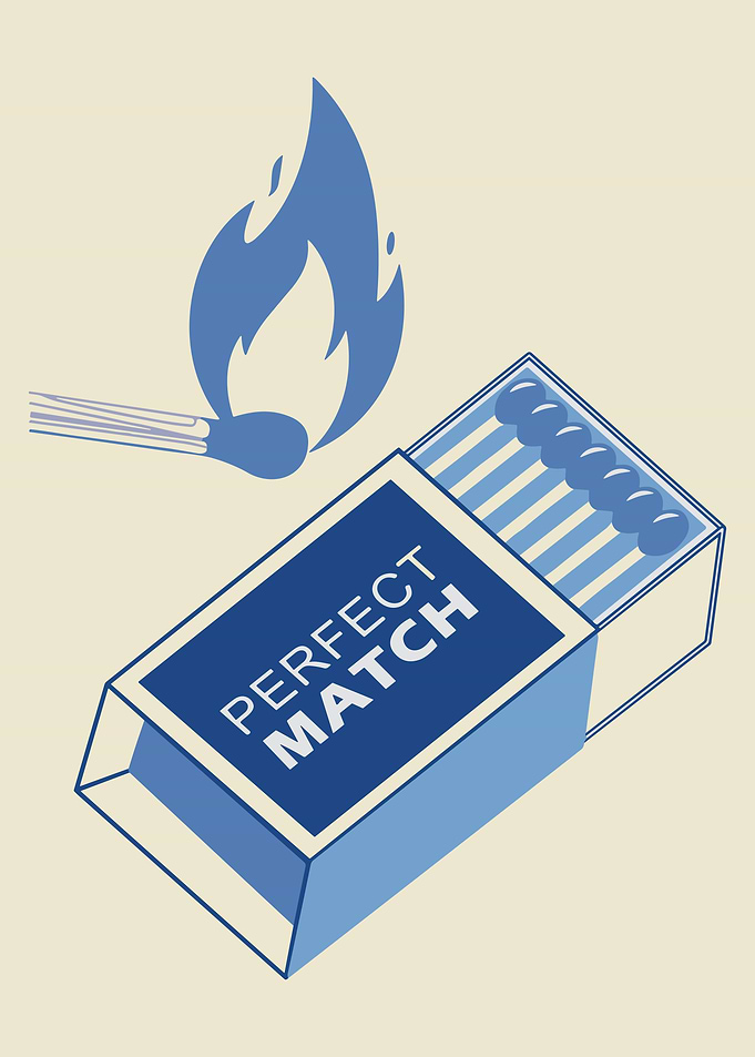 Perfect Match Illustration