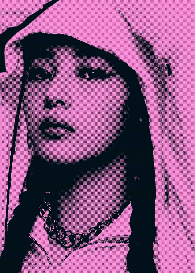Minji NJZ Pink Portrait