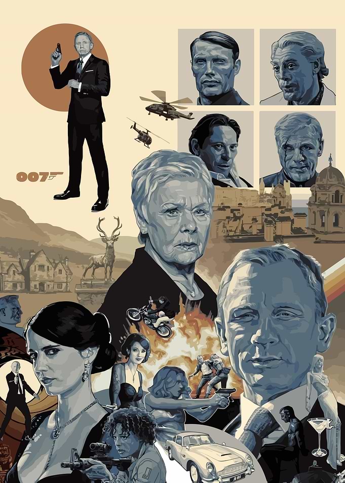 James Bond Movie Poster