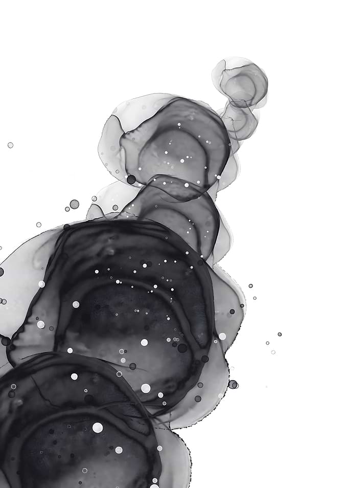 Minimalist Abstract Ink Art