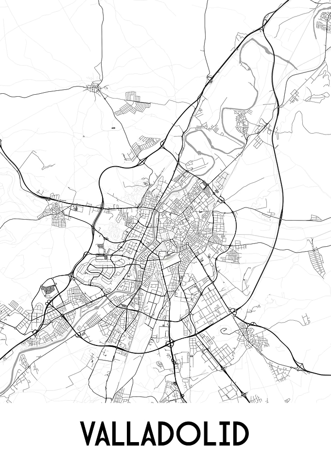 Valladolid City Map