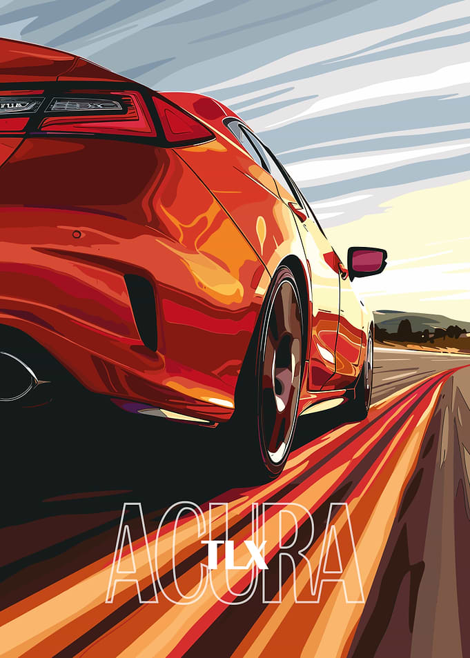 Acura TLX Speeding