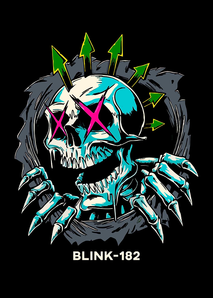 Blink-182 Skull Artwork
