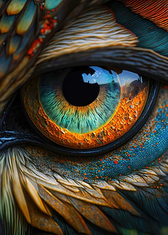 Close-up Bird Eye