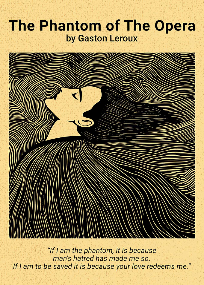The Phantom of The Opera Book Cover Art
