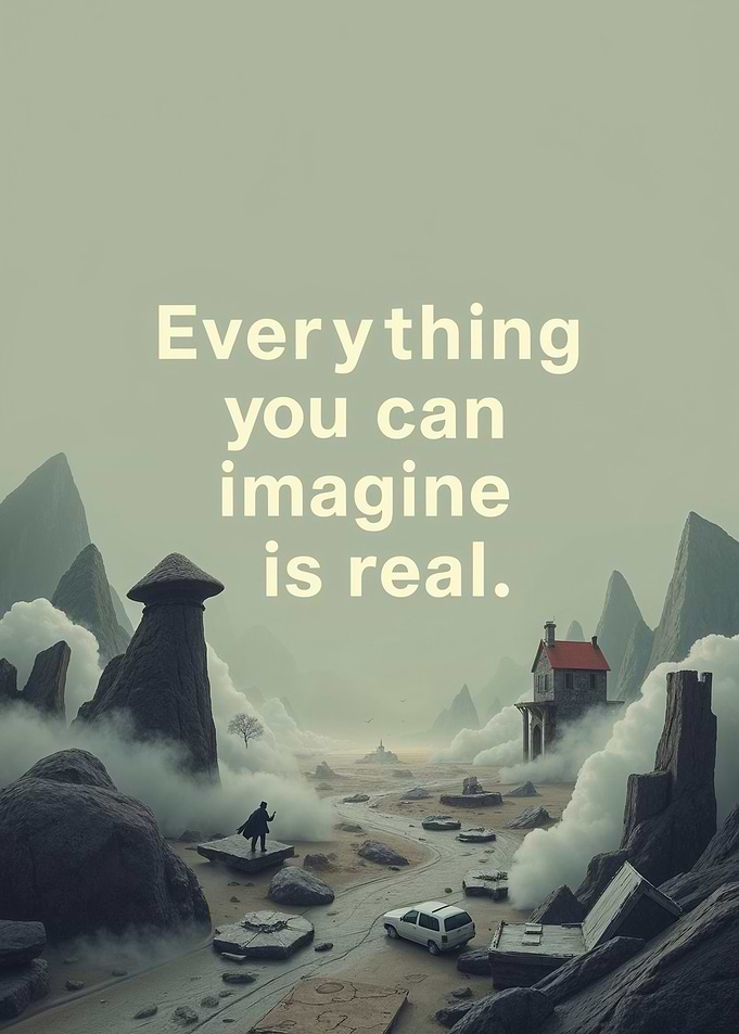 Everything you can imagine is real