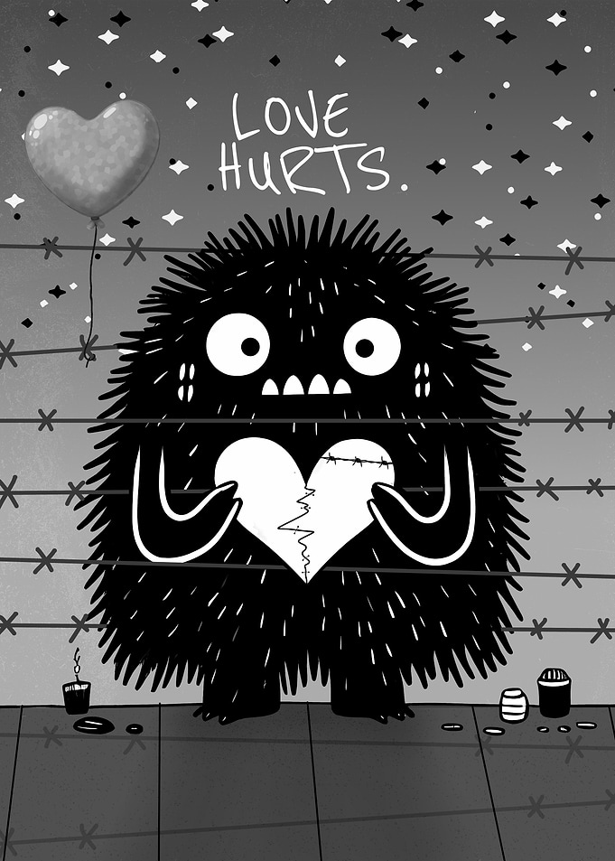 Love Hurts in Grey
