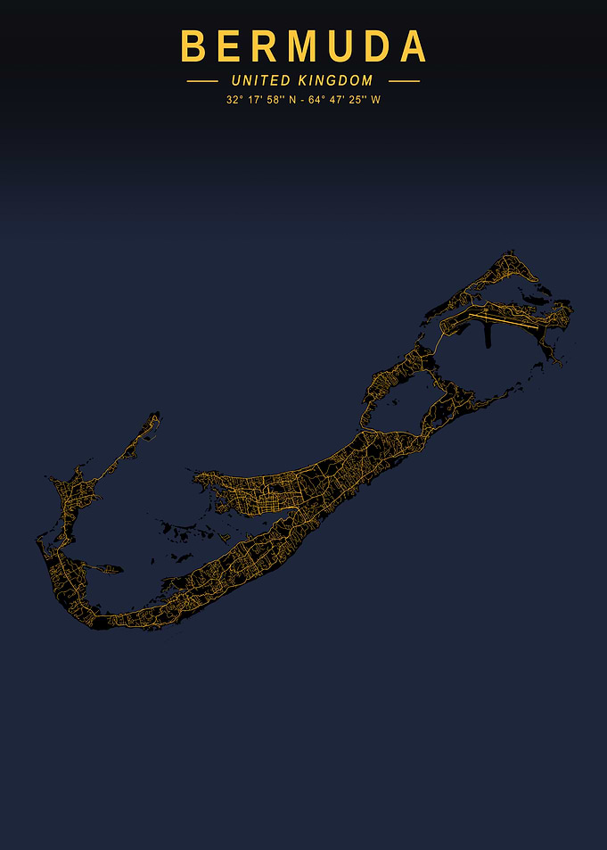 Bermuda Island Map