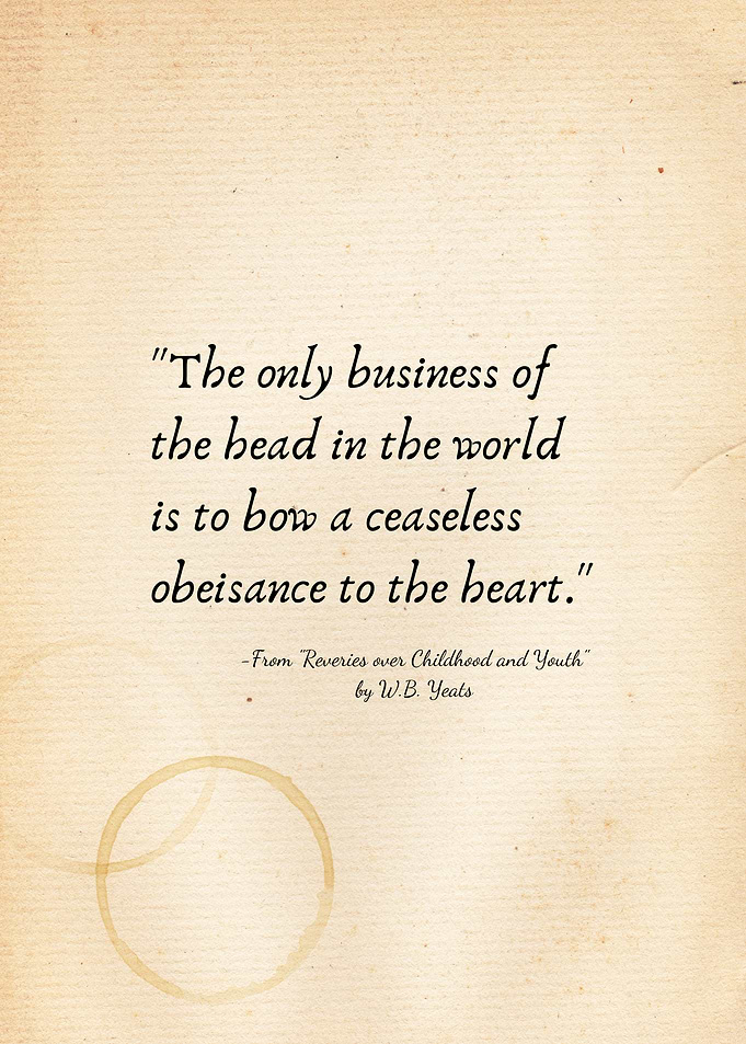 W.B. Yeats Quote