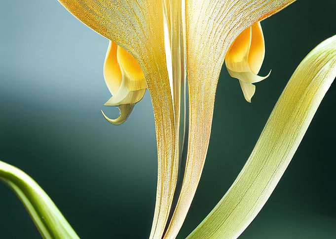 Golden Flower Close-up