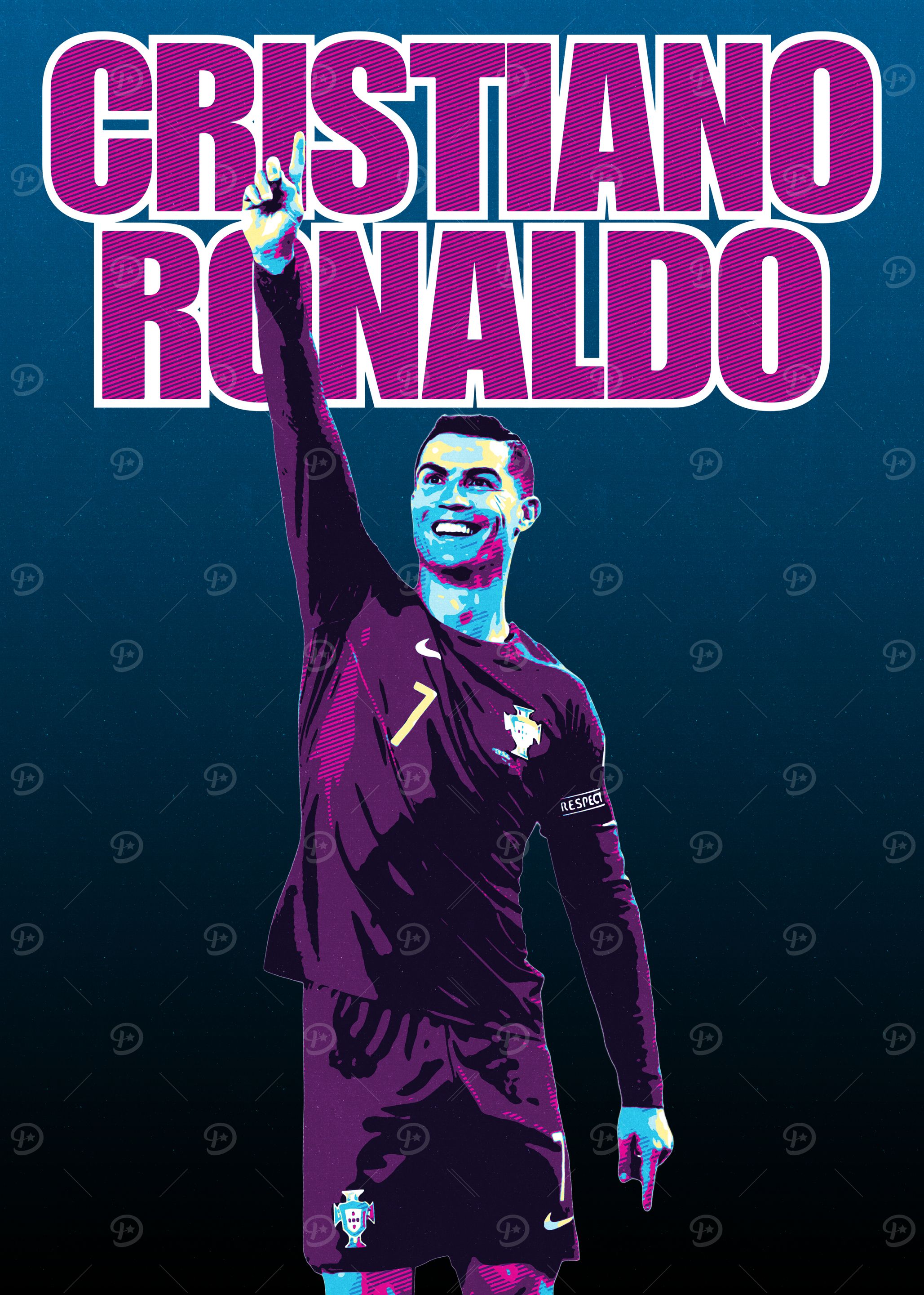 Cristiano Ronaldo Pop Art