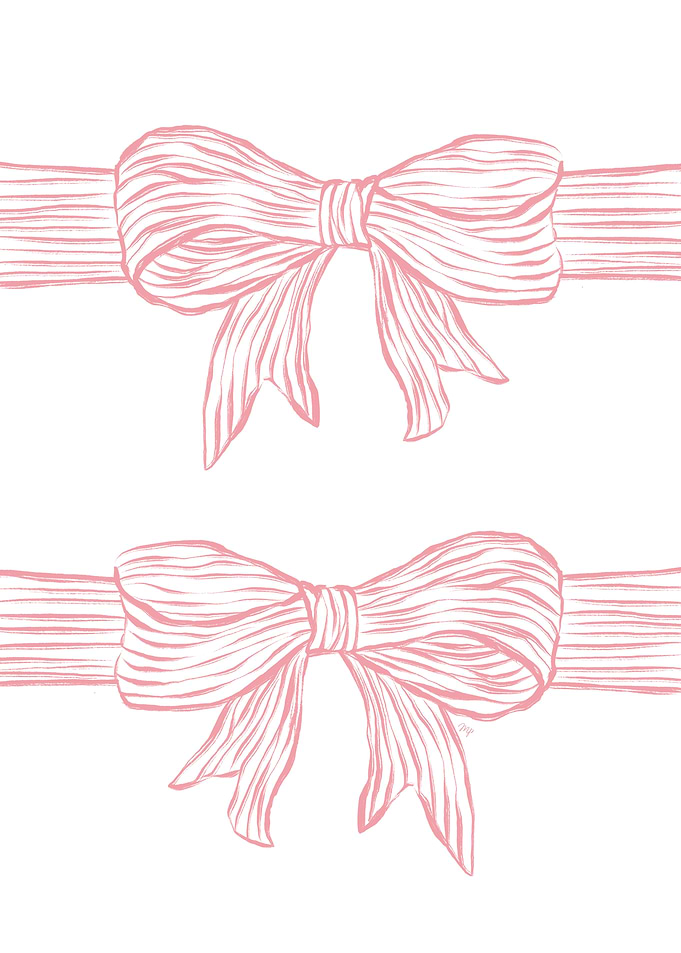 Pink Ribbon Bows