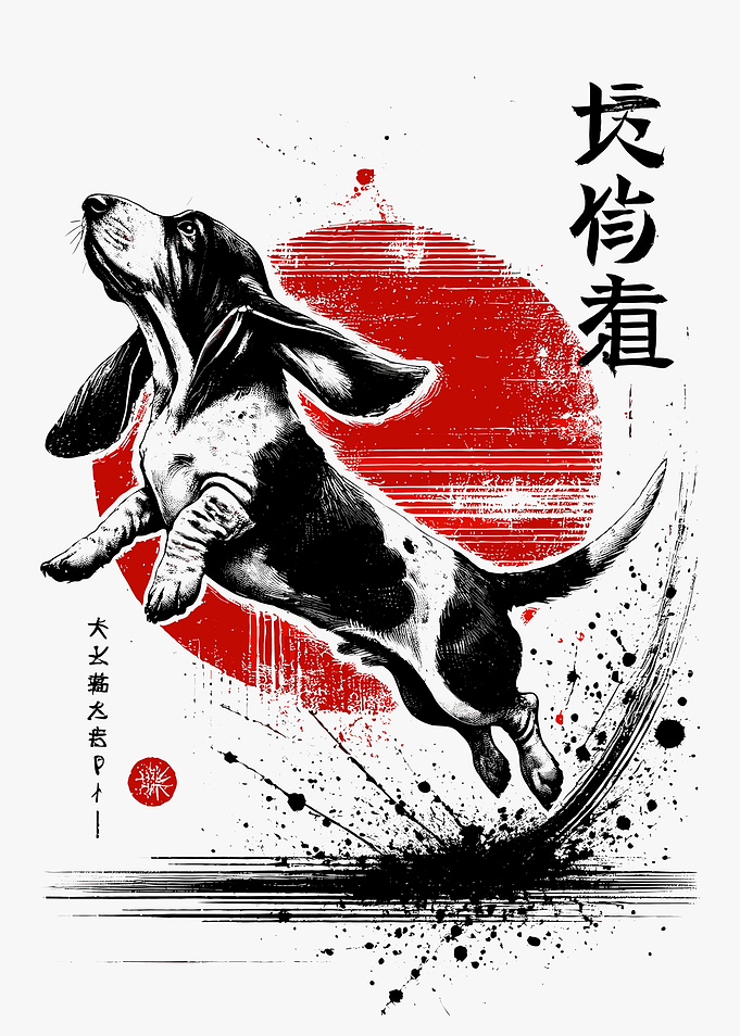 Basset Hound Jump