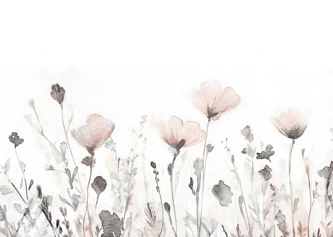 Watercolor Floral Meadow