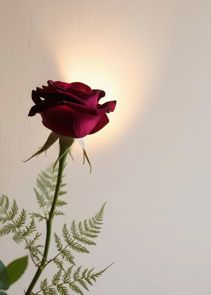 Single Red Rose