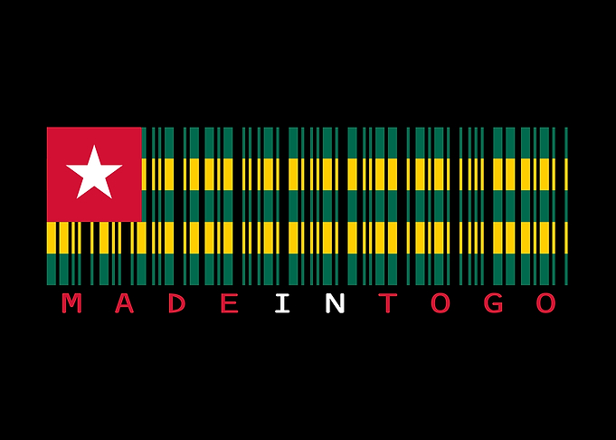 Togo Flag Barcode