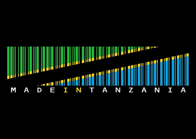 Tanzania Barcode Flag