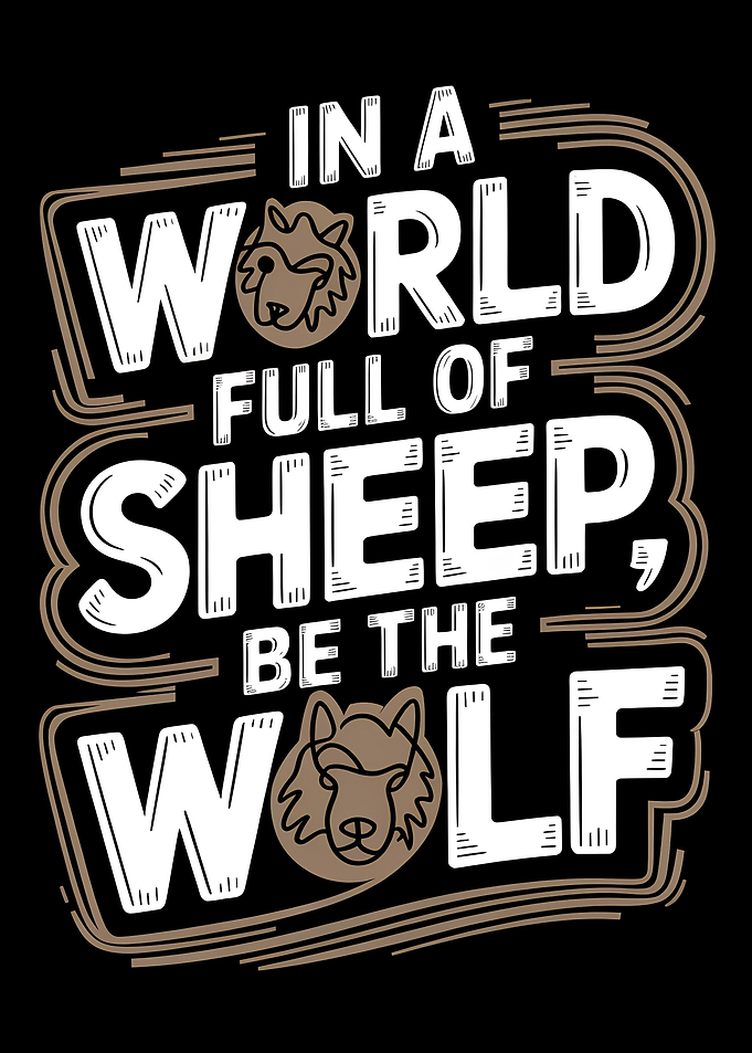 Wolf Quote Graphic