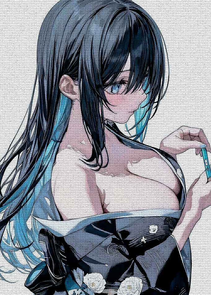 Anime Girl in Kimono