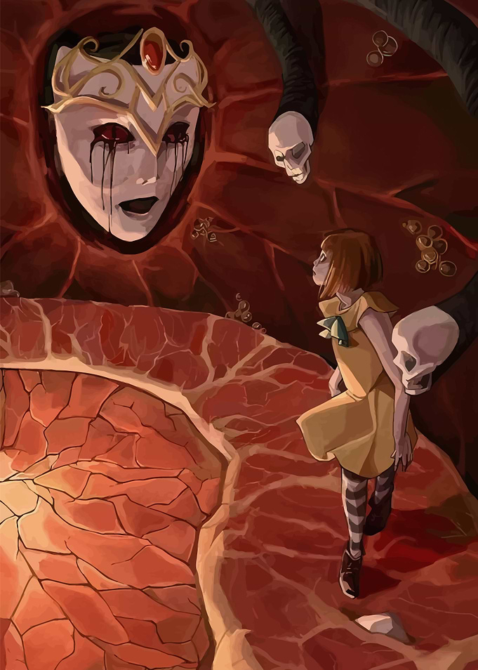 Girl and Giant Meat
