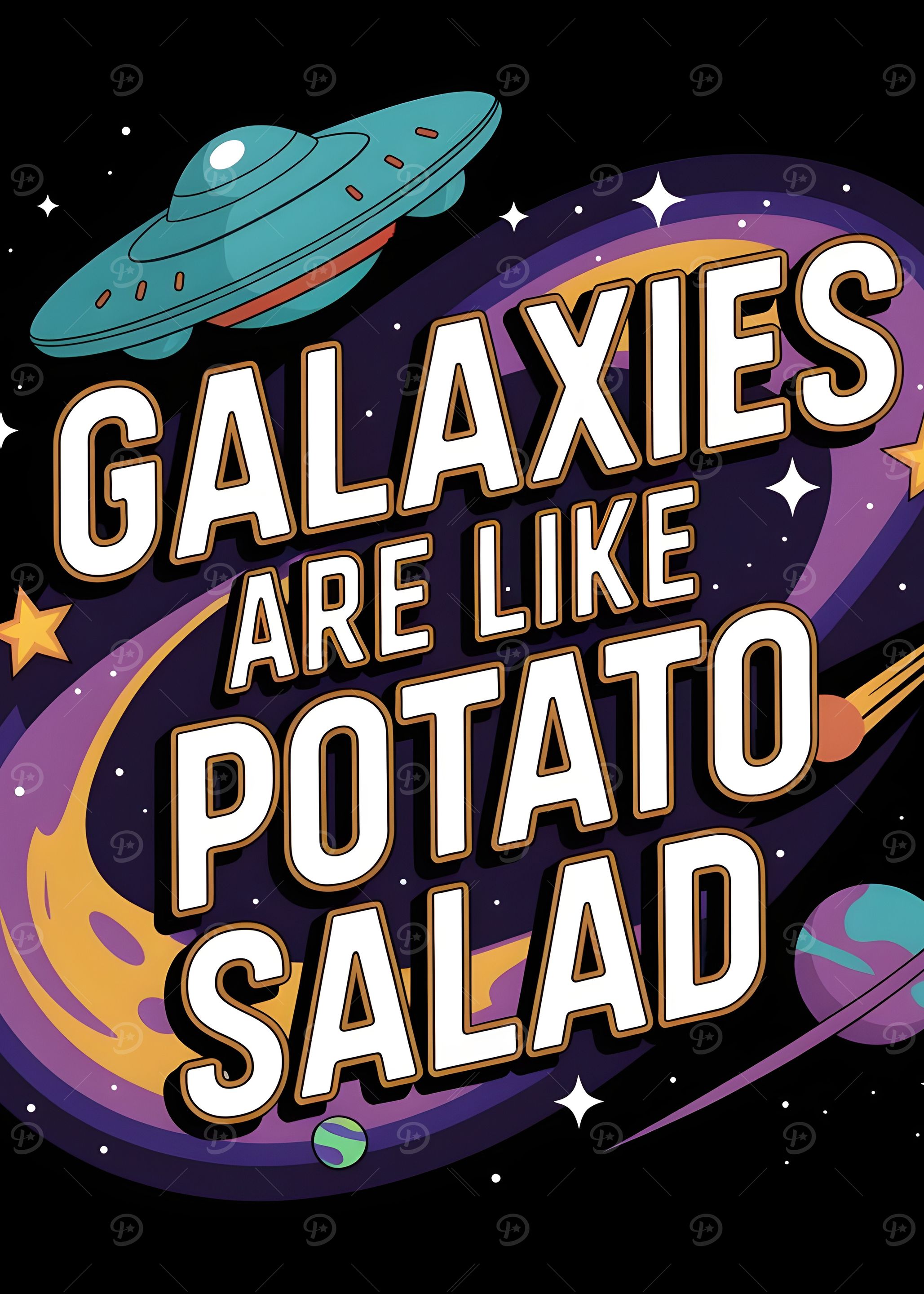 Galaxies Are Like Potato Salad