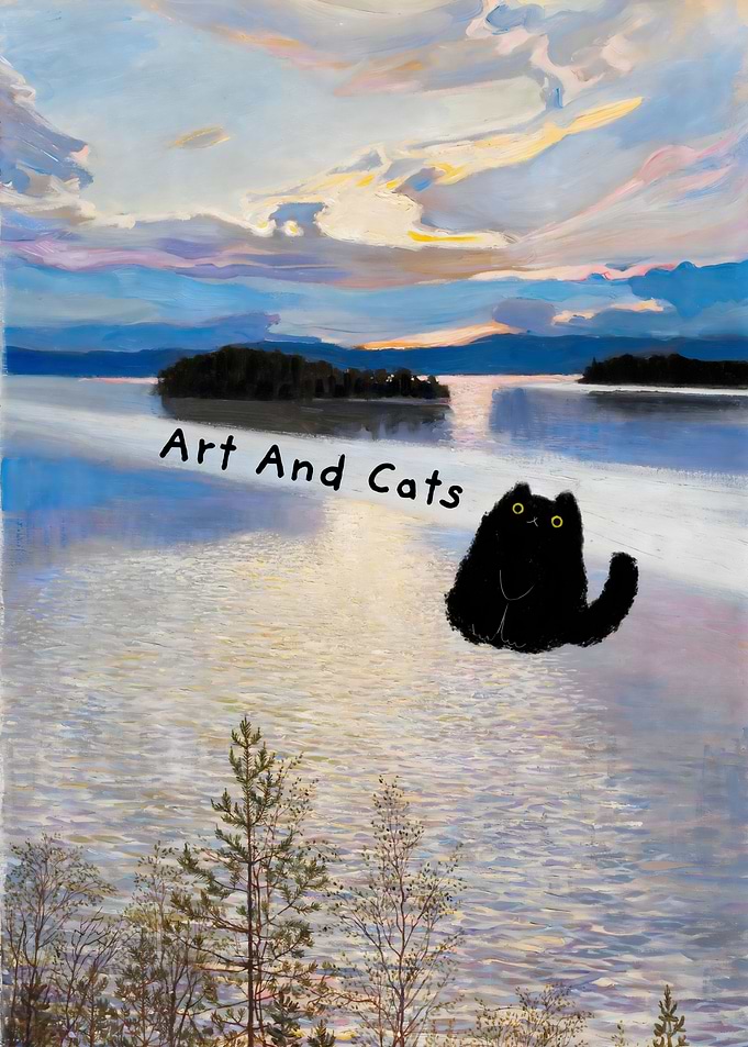Cat On The Lake