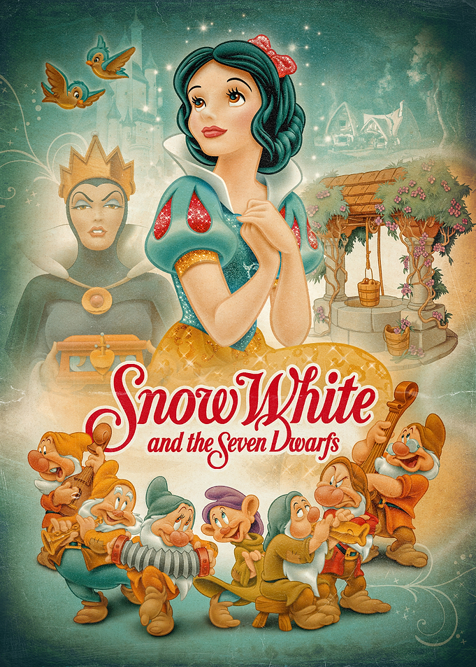 Snow White Vintage Poster