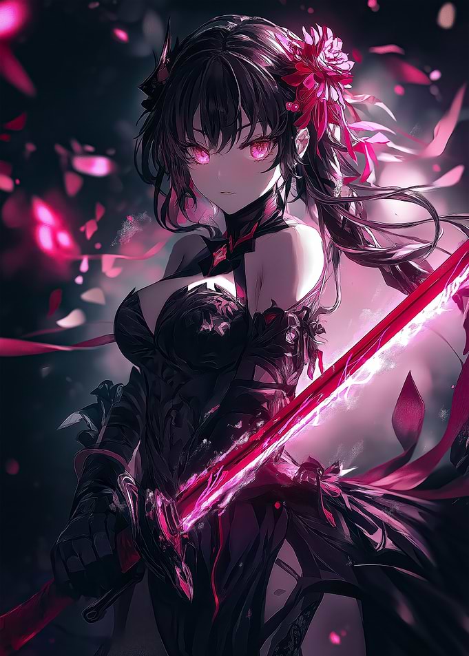 Anime Warrior Girl