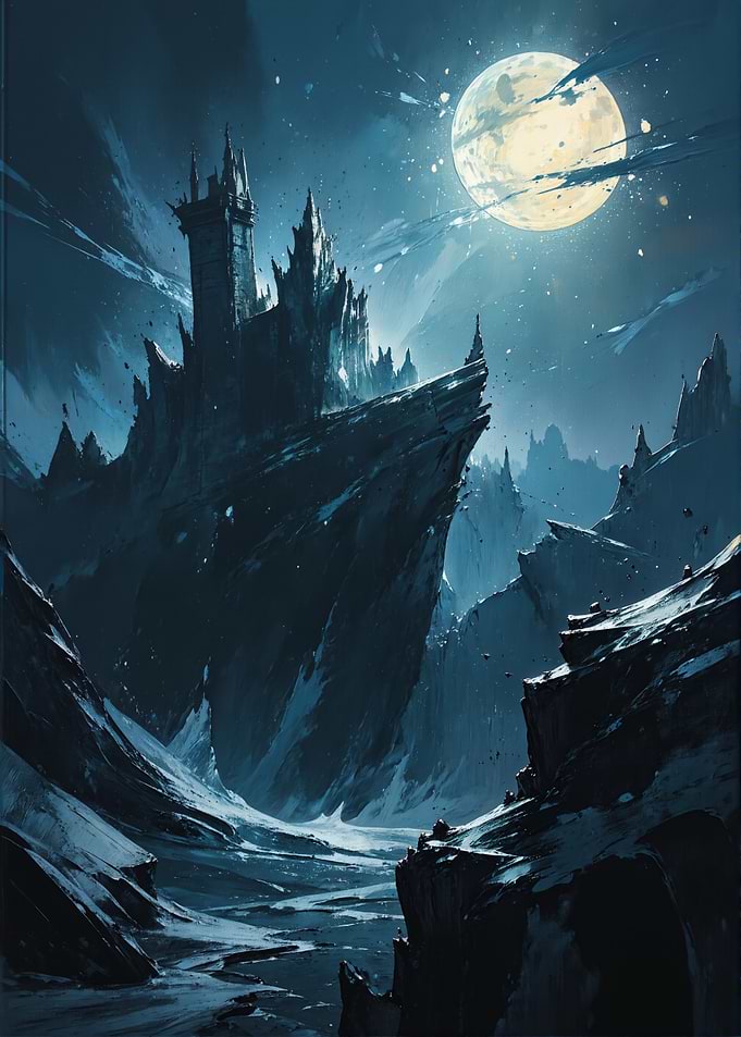 Castle on a Mountain Peak