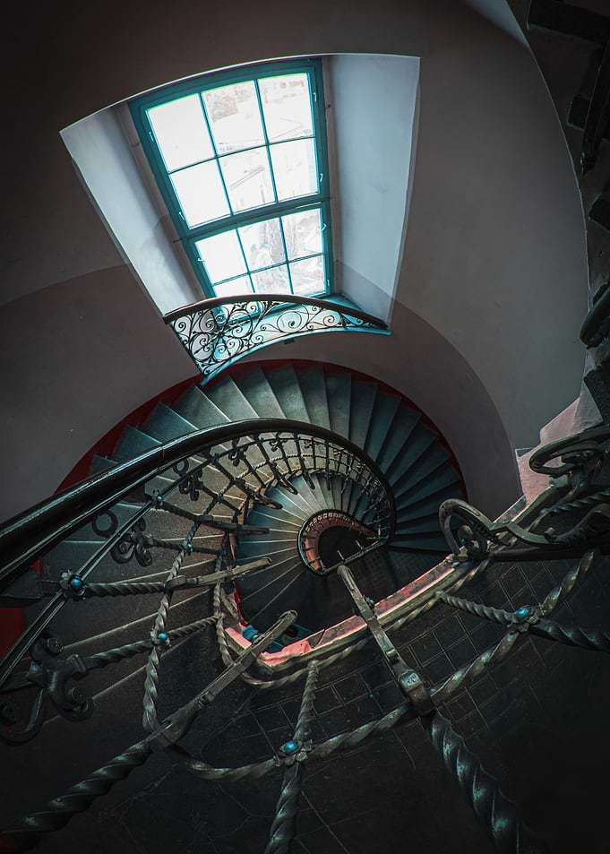 Spiral Staircase with Window