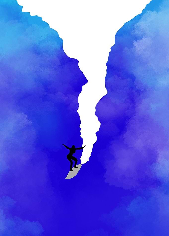 Surfer Silhouette