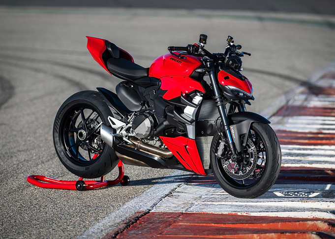 Red Ducati Streetfighter V4