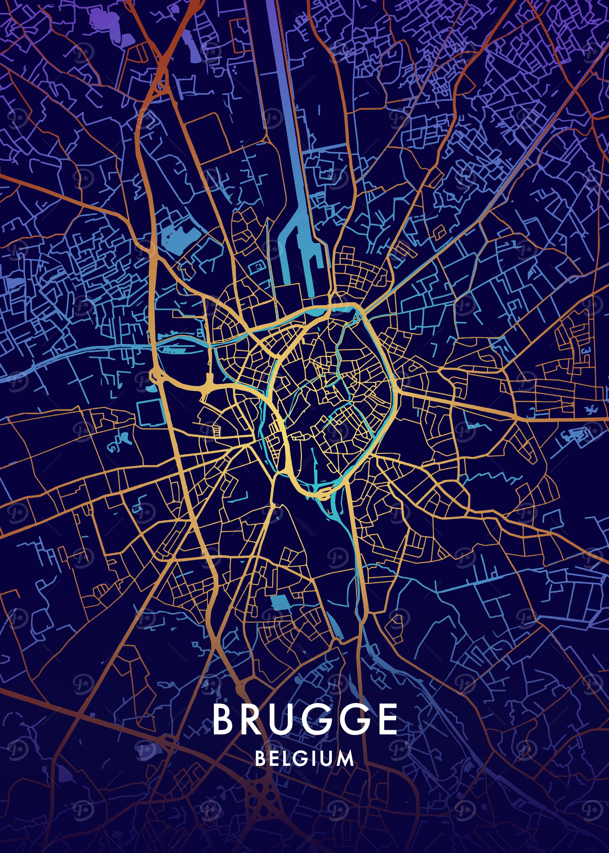 Brugge City Map