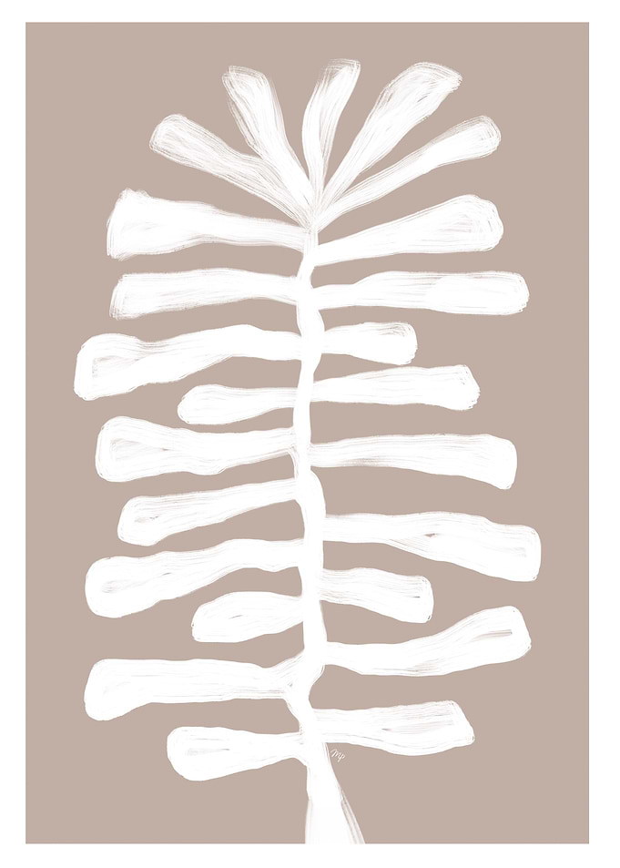 Abstract White Branch One
