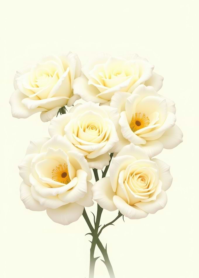 White Rose Bouquet