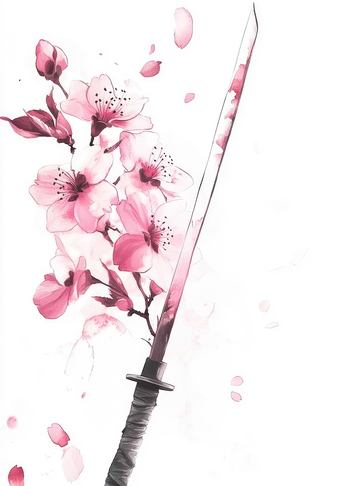 Cherry Blossom Katana