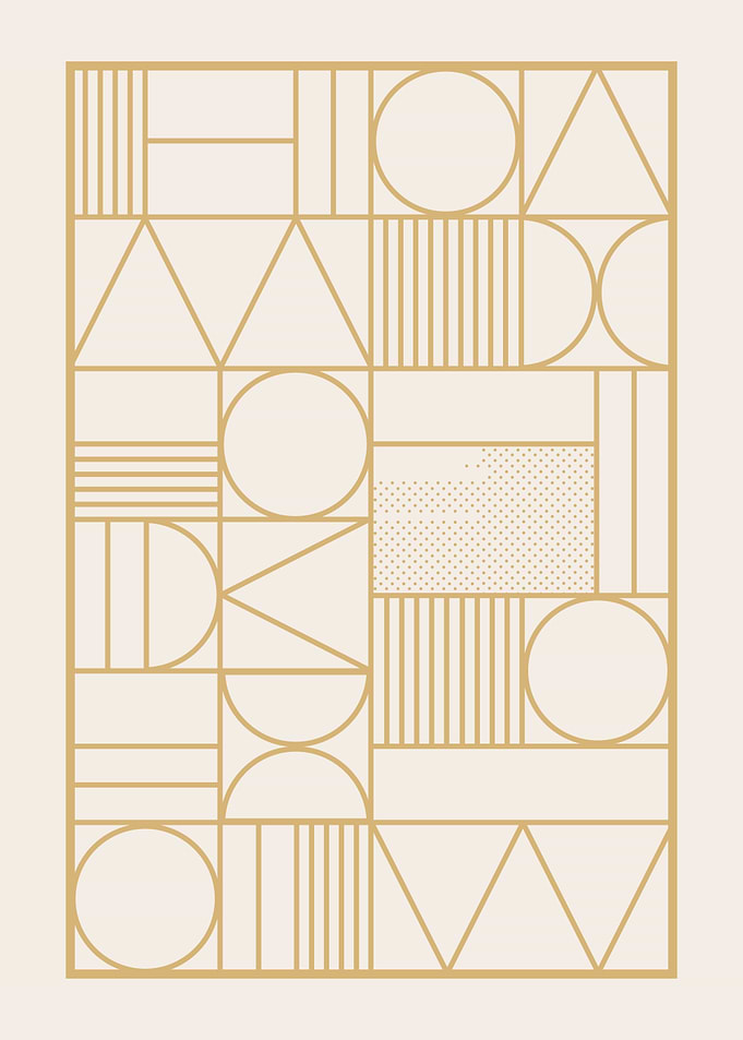 Geometric Abstract Art Print