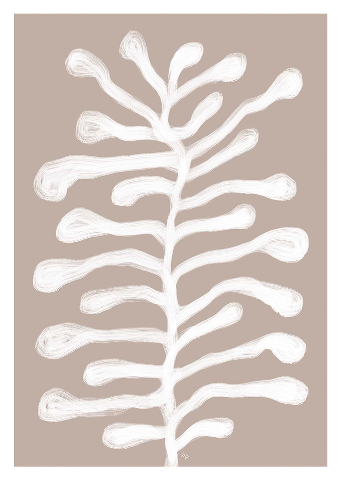 Abstract White Branch Two