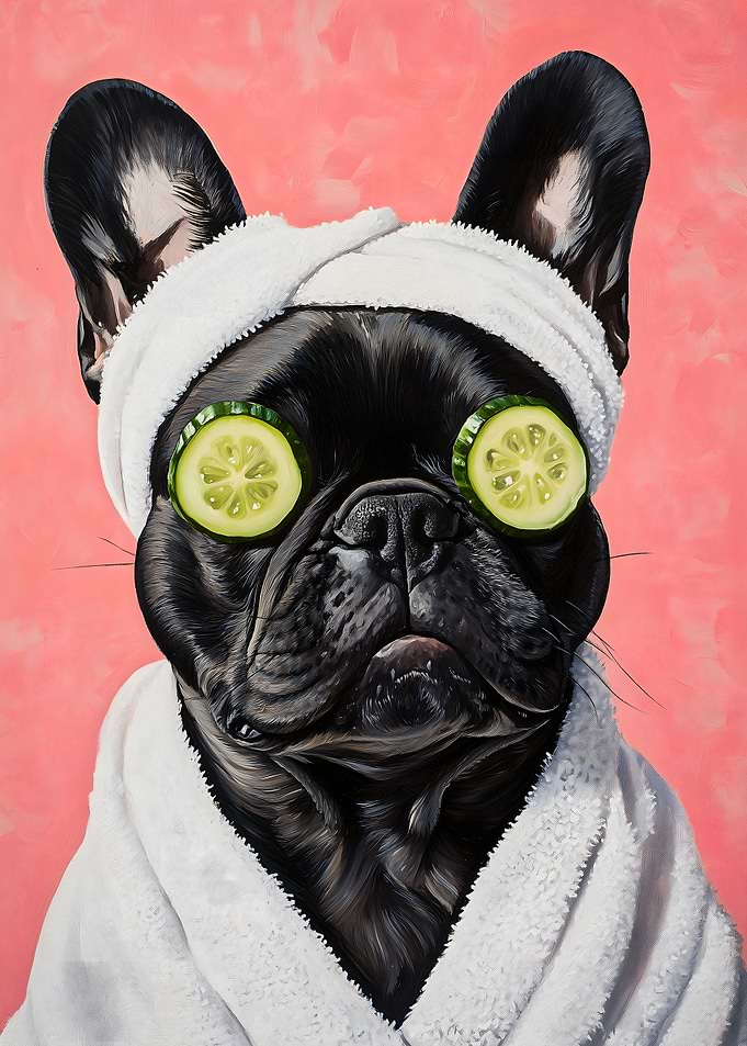French Bulldog Spa Day