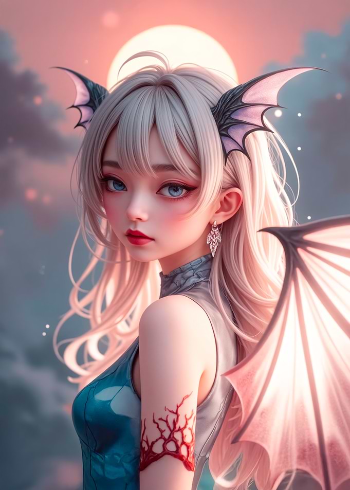 Anime Angel with Wings